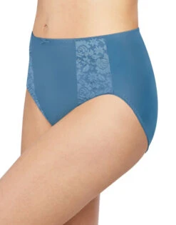 Bali Double Support Moisture Wicking No Show Hi Cut Brief Panty 3 Pack DFDBH3 -Shop BoldBrief Bali DFDBH3 White Hot Springs B