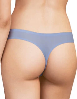 Chantelle Soft Stretch One Size Seamless Thong Periwinkle/ Grey Sky 2649 10 Chantelle Soft Stretch One Size Seamless Thong Periwinkle/ Grey Sky 2649 -Shop BoldBrief C26490 069 TU SOFTSTRETCH THONG BK non reco
