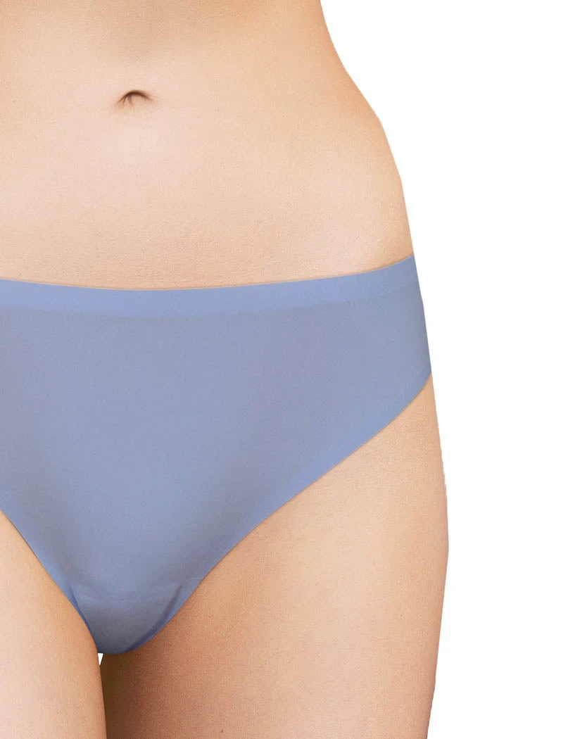 Chantelle Soft Stretch One Size Seamless Thong Periwinkle/ Grey Sky 2649 4 Chantelle Soft Stretch One Size Seamless Thong Periwinkle/ Grey Sky 2649 - Image 2