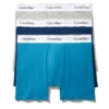 Calvin Klein Modern Cotton Stretch Boxer Brief 3-Pack NB2381 -Shop BoldBrief CKM NB2381 LakeCrestBlue GreyHeather TapestryTeal 914
