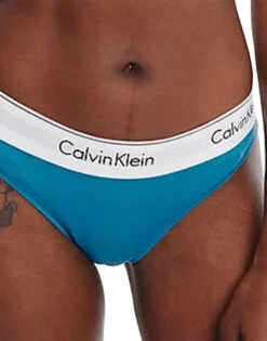 Calvin Klein Modern Cotton Brazilian Tapestry Teal QF5981