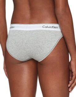 Calvin Klein Women Cotton Modern Bikini F3787 -Shop BoldBrief CKW F3787 Grey Heather 020 B 2