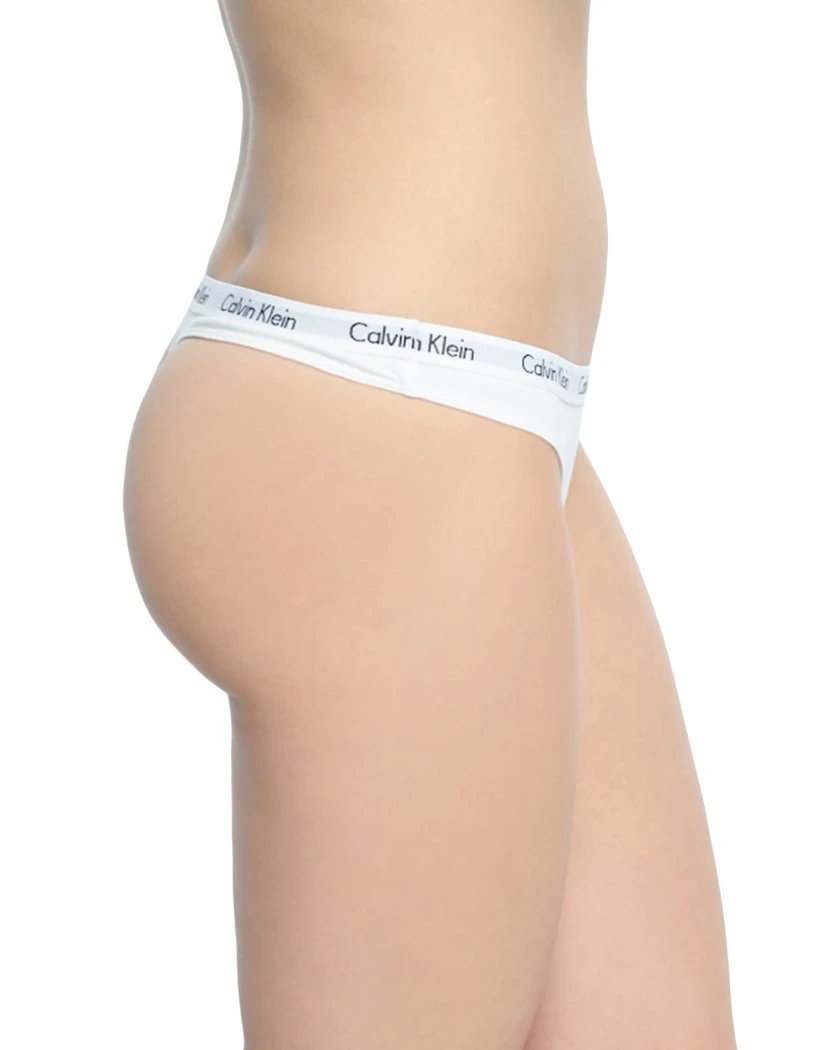 Calvin Klein Women 3-Pack Carousel Thong Black/White/Grey QD3587 5 Calvin Klein Women 3-Pack Carousel Thong Black/White/Grey QD3587 - Image 3