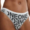 Calvin Klein CK One Cotton Thong 2-Pack QD3788 -Shop BoldBrief CKW QD3788 WhiteStencilGreyHeather B 6