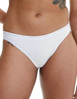 Calvin Klein CK One Cotton Bikini 2-Pack QD3789 -Shop BoldBrief CKW QD3789 WhiteStencilOne GreyHeather 921 B 10