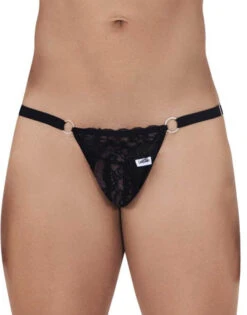 Candyman Peekaboo Lace Bikini 99503 -Shop BoldBrief CandyMan 99503 Black B 1