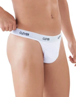 Clever Lust Thong 0876 -Shop BoldBrief Clever 0876 White 1
