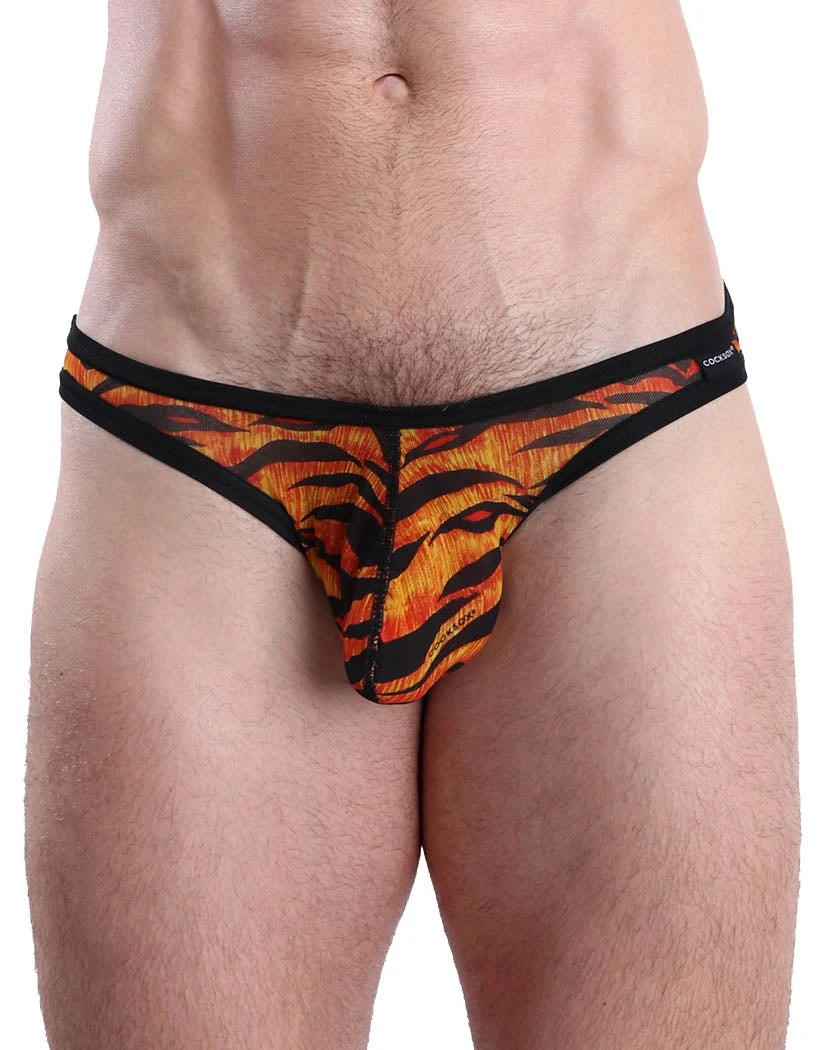 Cocksox Mesh Brief Tiger CX01ME 3 Cocksox Mesh Brief Tiger CX01ME