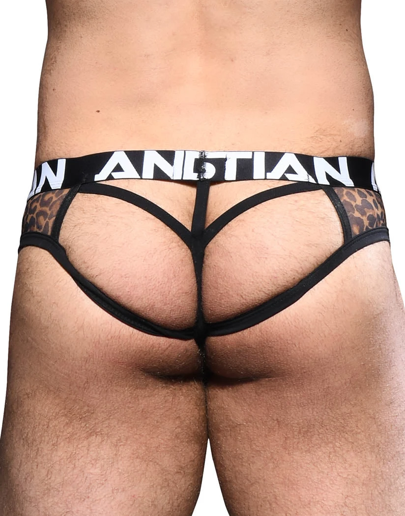Andrew Christian Leopard Mesh Thong W/ Almost Naked 92232 5 Andrew Christian Leopard Mesh Thong W/ Almost Naked 92232 - Image 3