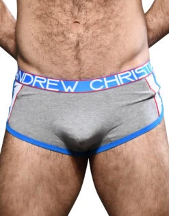 Andrew Christian Almost Naked Retro Boxer 92274 -Shop BoldBrief Dec 92274Boxer Grey06