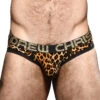 Andrew Christian Plush Leopard Brief W/ Almost Naked 92295 -Shop BoldBrief Dec 92295Brief01