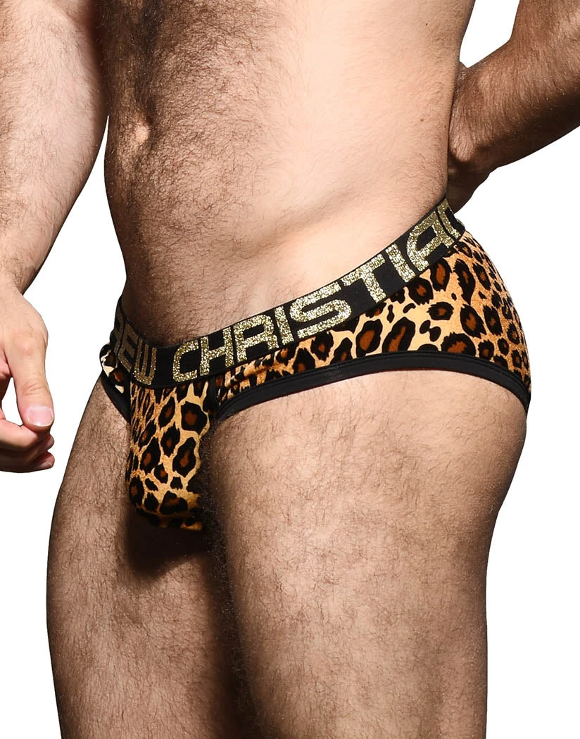 Andrew Christian Plush Leopard Brief W/ Almost Naked 92295 4 Andrew Christian Plush Leopard Brief W/ Almost Naked 92295 - Image 2