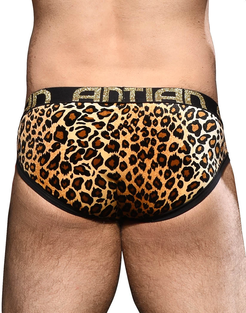 Andrew Christian Plush Leopard Brief W/ Almost Naked 92295 5 Andrew Christian Plush Leopard Brief W/ Almost Naked 92295 - Image 3
