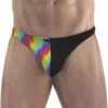 Ergo Wear X3D Original Thong EW0755 -Shop BoldBrief ErgoWear EW0755 Rainbow B 1