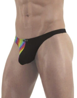 Ergo Wear X3D Original Thong EW0755 -Shop BoldBrief ErgoWear EW0755 Rainbow B 3