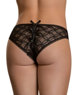 Exposed Geo Lace Peek-a-Boo Back Queen Panty M154Q -Shop BoldBrief Exposed M154 Black B 3 a98e7625 91d0 4f84 9aa9 f5920c0793b3