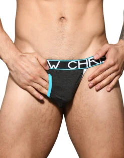 Andrew Christian Fly Jock W/ Almost Naked 92364 15 Andrew Christian Fly Jock W/ Almost Naked 92364 -Shop BoldBrief Feb 92364Jock Charcoal06
