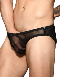 Andrew Christian Boy Brief Mesh 3-Pack W/ Almost Naked 92365 -Shop BoldBrief Feb 92365Brief Black02