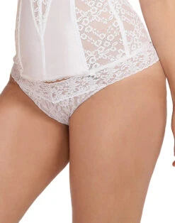Hanky Panky Stretch Original Rise Lace Plus Size Thong 4811X -Shop BoldBrief Hanky Panky 4811x White B