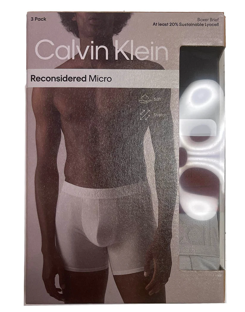 Calvin Klein Eco Classic Boxer Brief 3 Pack NP2489O 4 Calvin Klein Eco Classic Boxer Brief 3 Pack NP2489O - Image 2