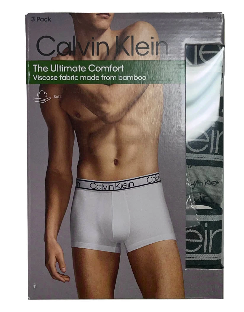 Calvin Klein Bamboo Comfort Trunk 3 Pack NP2261O 5 Calvin Klein Bamboo Comfort Trunk 3 Pack NP2261O - Image 3
