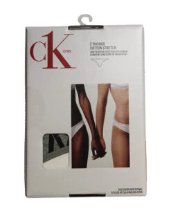 Calvin Klein CK One Cotton Thong 2-Pack QD3788 -Shop BoldBrief IMG 5794
