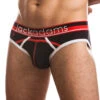 Jack Adams Men's Cross Train Briefs 401-167 2 Jack Adams Men's Cross Train Briefs 401-167 -Shop BoldBrief Jack Adams 401 167 Black Red B 1
