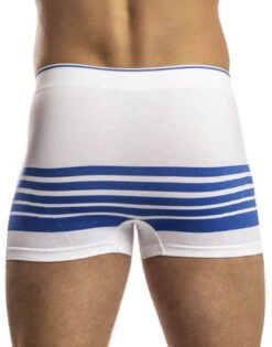 Jack Adams Body Flex Boxer Brief 401-329 9 Jack Adams Body Flex Boxer Brief 401-329 -Shop BoldBrief JackAdams IMG 1766 401 329 BodyFlexBoxerBrief WhiteRoyalStripes Back Lo