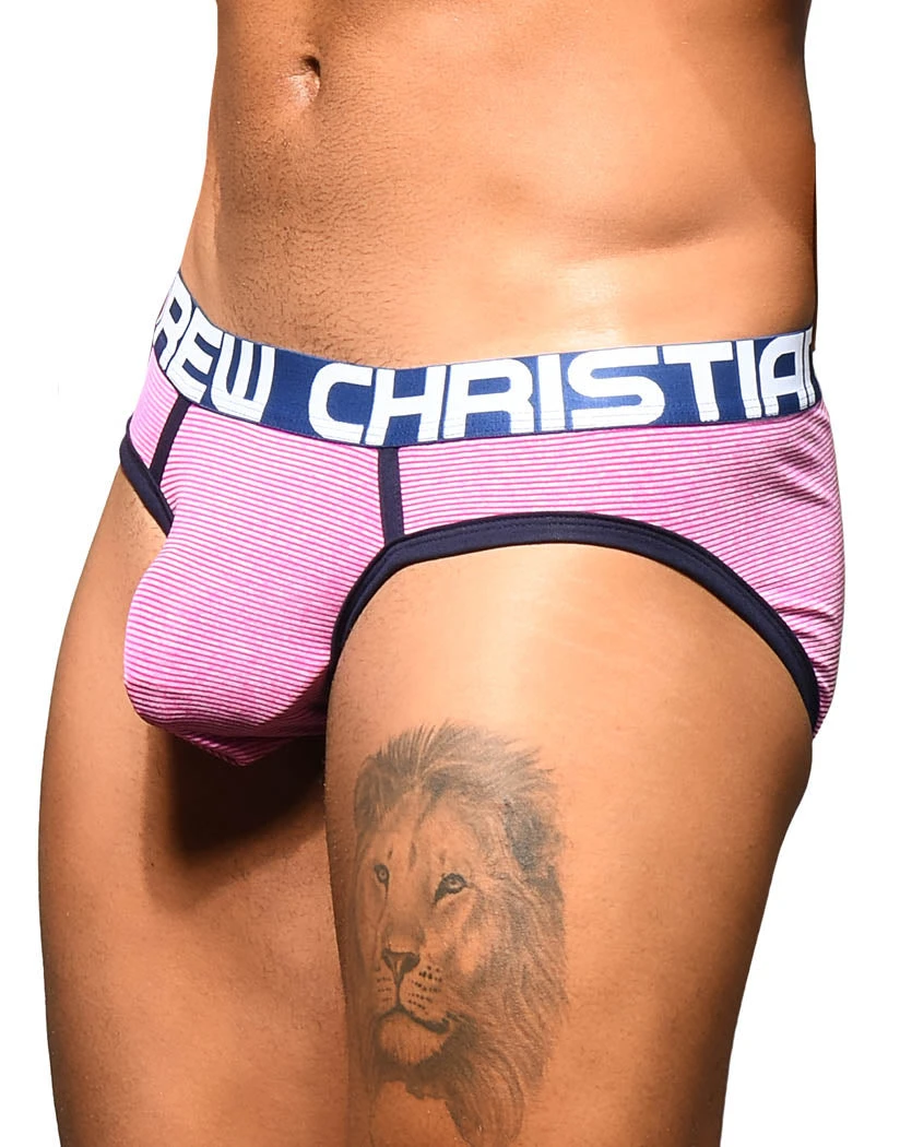Andrew Christian Candy Stripe Brief With Almost Naked 91847 4 Andrew Christian Candy Stripe Brief With Almost Naked 91847 - Image 2