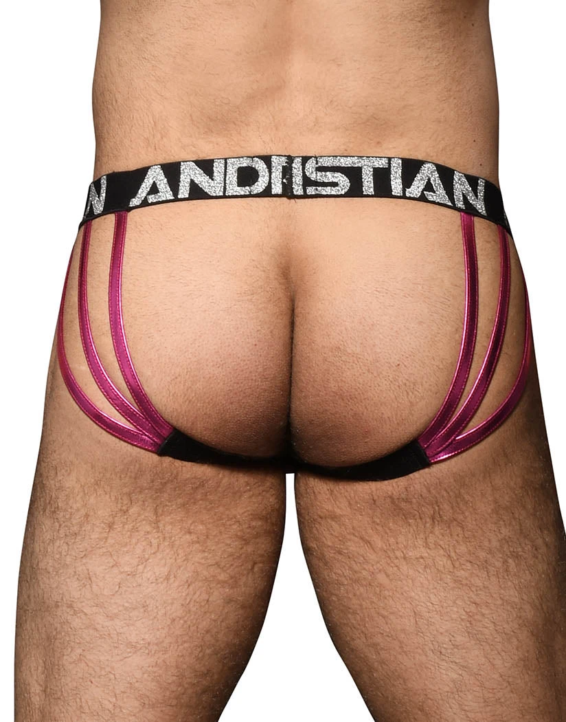 Andrew Christian Hotness Metallic Jock W/ Almost Naked 92341 4 Andrew Christian Hotness Metallic Jock W/ Almost Naked 92341 - Image 2