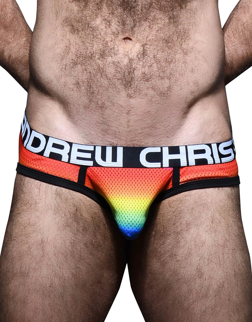 Andrew Christian Pride Mesh Brief W/ Almost Naked 92342 3 Andrew Christian Pride Mesh Brief W/ Almost Naked 92342
