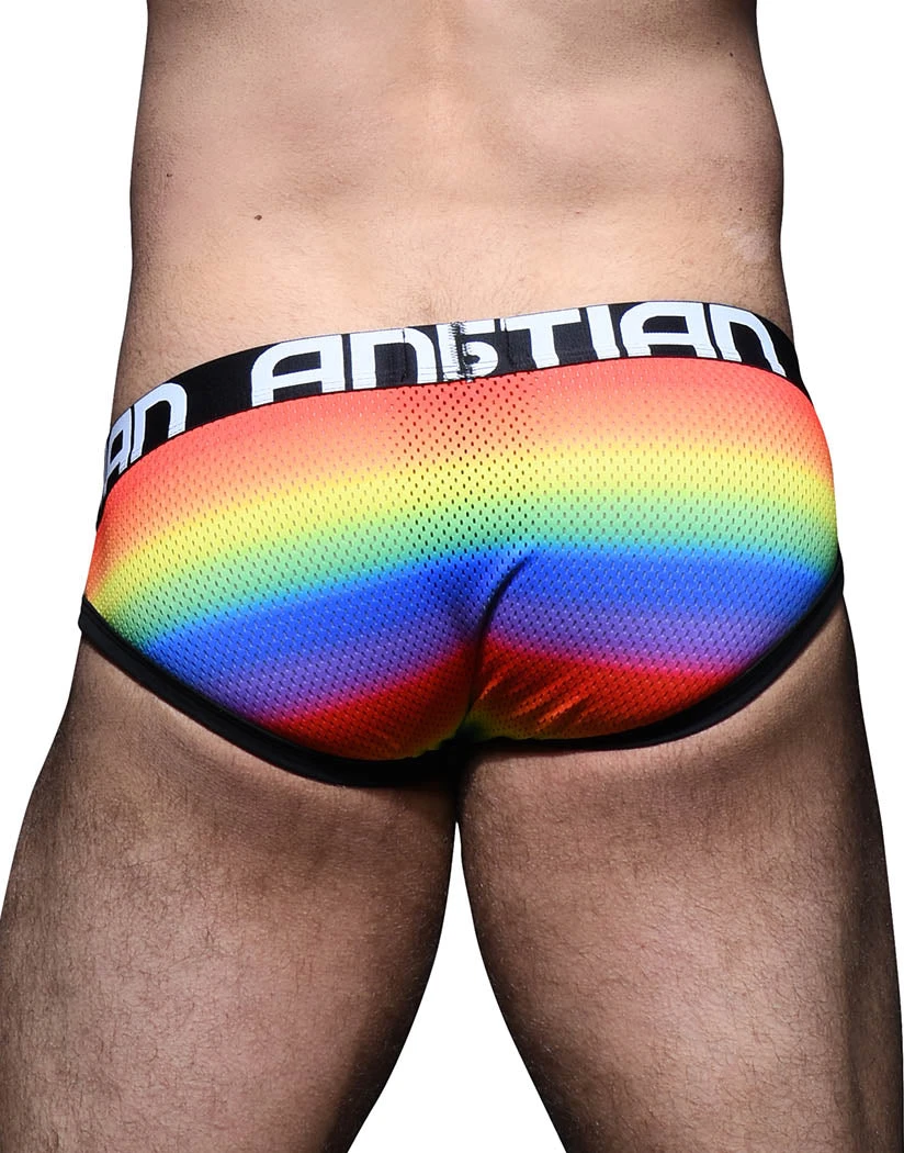 Andrew Christian Pride Mesh Brief W/ Almost Naked 92342 4 Andrew Christian Pride Mesh Brief W/ Almost Naked 92342 - Image 2