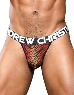 Andrew Christian Sheer Tiger Jock W/ Almost Naked 92105