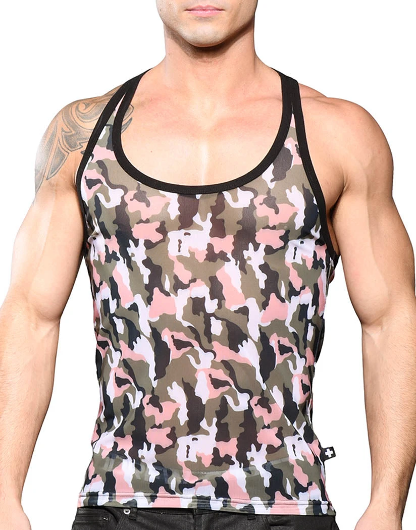 Andrew Christian Sheer Camouflage Tank 2823 2 Andrew Christian Sheer Camouflage Tank 2823