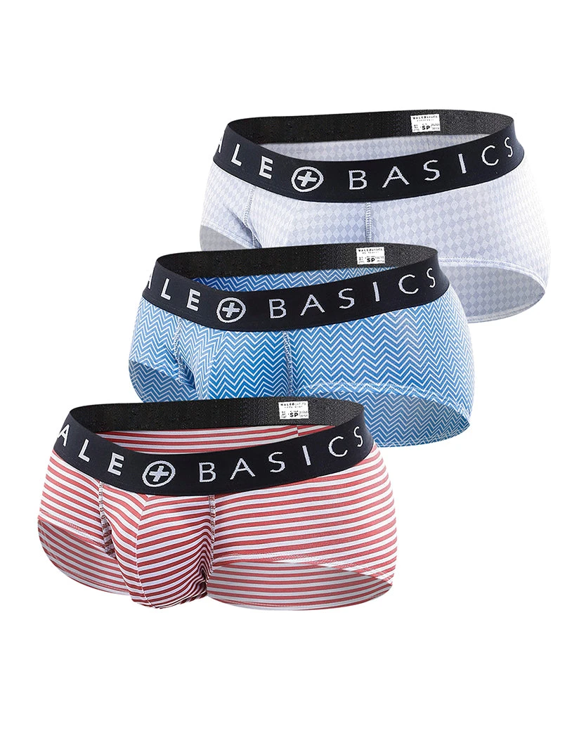 Malebasics Men's 3-Pack Classic Briefs MBT03 3 Malebasics Men's 3-Pack Classic Briefs MBT03