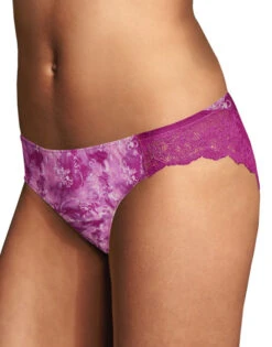 Maidenform Comfort Devotion Lace Back Tanga 40159 -Shop BoldBrief Maidenform 40159 O3M Grape Floral Sketch wGrape Valor B