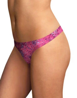 Maidenform Comfort Devotion Thong 40149 -Shop BoldBrief Maidenform 40149 Lilac Cosmos Print B