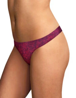 Maidenform Comfort Devotion Thong 40149 -Shop BoldBrief Maidenform 40149 Romance Velvet Print B