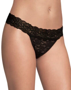 Maidenform Sexy Must Haves Lace Thong DMESLT -Shop BoldBrief Maidenform DMESLT Black B