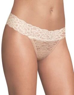 Maidenform Sexy Must Haves Lace Thong DMESLT -Shop BoldBrief Maidenform DMESLT Paris Nude w Ivory B