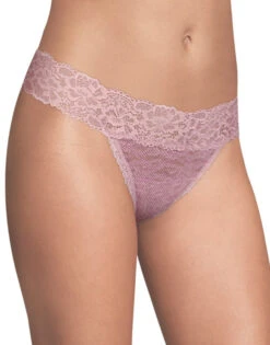 Maidenform Sexy Must Haves Lace Thong DMESLT -Shop BoldBrief Maidenform DMESLT Raspberry Micro Dot B