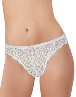 Maidenform All Over Lace Bikini DMCLBK -Shop BoldBrief Maiednform DMCLBK White B