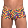 Male Power Mini Short Pride Fest 145-240PR -Shop BoldBrief Male Power 145 240PR Print B 1