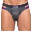 Male Power Cutout Thong Heather Haze 411-244 1 Male Power Cutout Thong Heather Haze 411-244 -Shop BoldBrief Male Power 411 244 Grey B 1