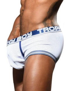 Andrew Christian Trophy Boy Mesh Boxer 92397 13 Andrew Christian Trophy Boy Mesh Boxer 92397 -Shop BoldBrief Mar 92397Boxer White03