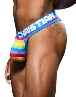 Andrew Christian Pride Mesh Thong W/ Almost Naked 92401 7 Andrew Christian Pride Mesh Thong W/ Almost Naked 92401 -Shop BoldBrief Mar 92401Thong03