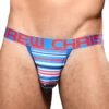 Andrew Christian Shore Stripe Jock W/ Almost Naked 92407
