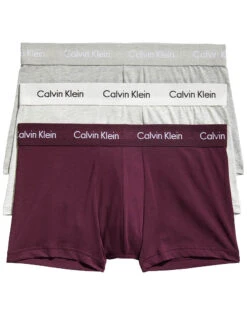 Calvin Klein Men's Cotton Stretch Low Rise Trunk 3-Pack NB2614