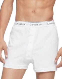 Calvin Klein Cotton Classics 3 Pack Knit Boxer NB4005 -Shop BoldBrief NB4005 100 main