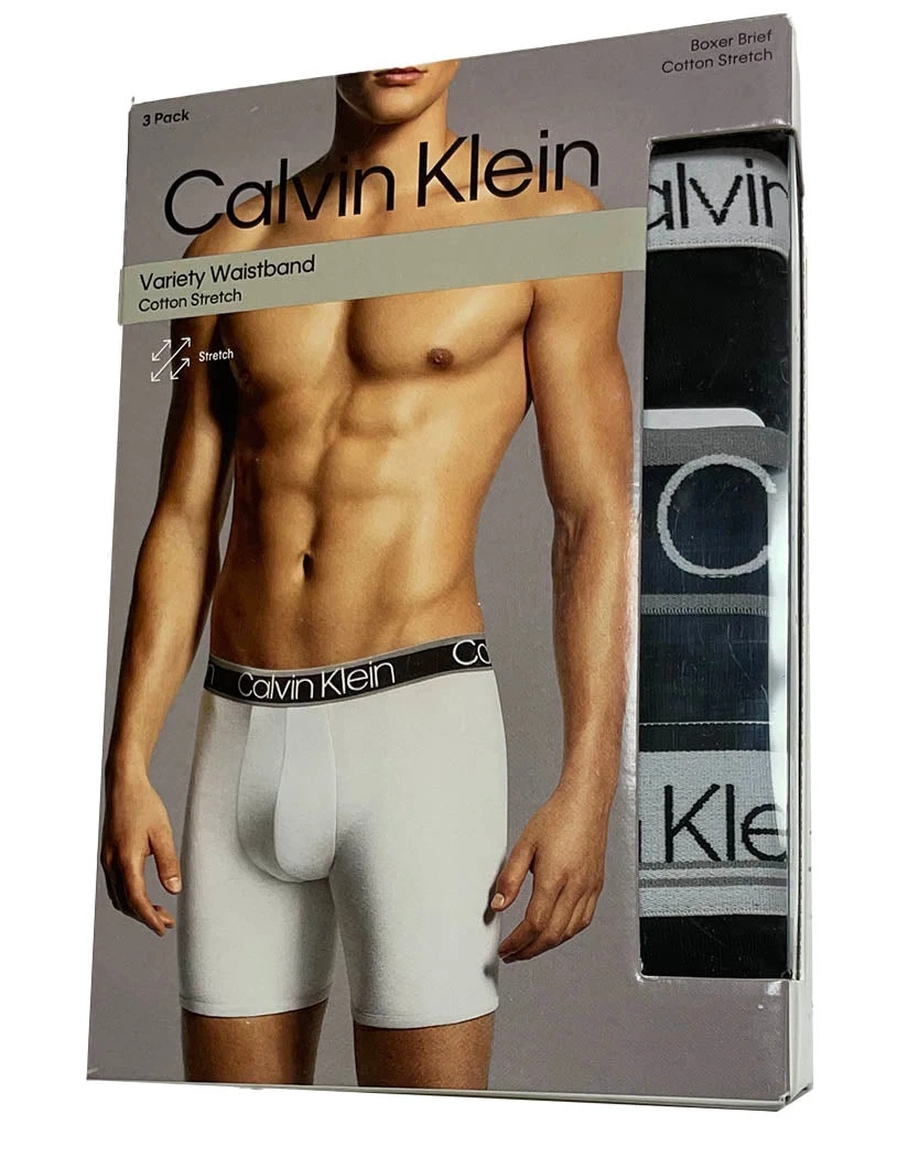 Calvin Klein WB Cotton Stretch Boxer Brief Variety Pack NP2313O 4 Calvin Klein WB Cotton Stretch Boxer Brief Variety Pack NP2313O - Image 2